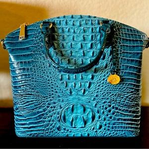 NWT Brahmin Large Duxbury in Bottle Blue